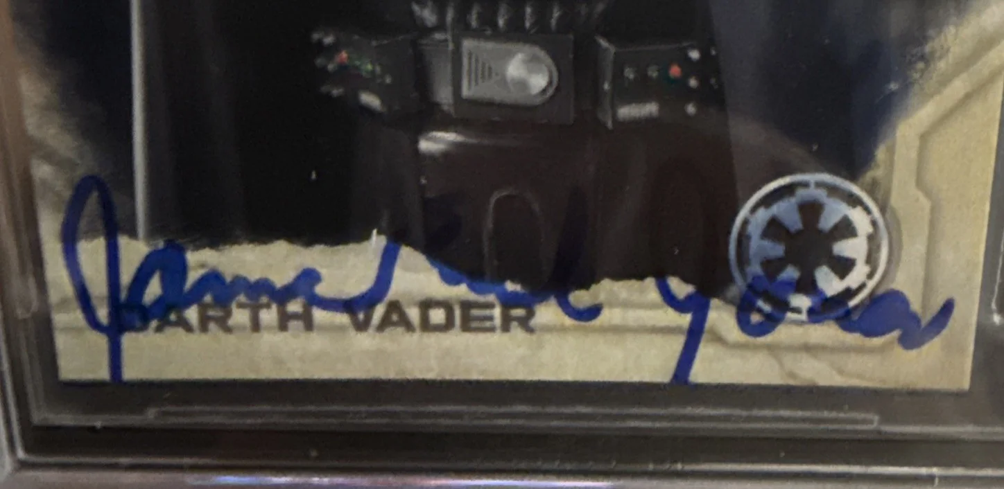 James Earl Jones Signed 2016 Rogue One Card Star Wars Beckett, image 2