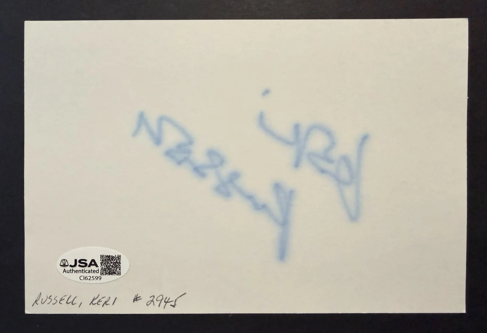 Keri Russell — Keri Russell The Americans Actress Signed Autographed Sheet JSA COA Golden Globe, изображение 2