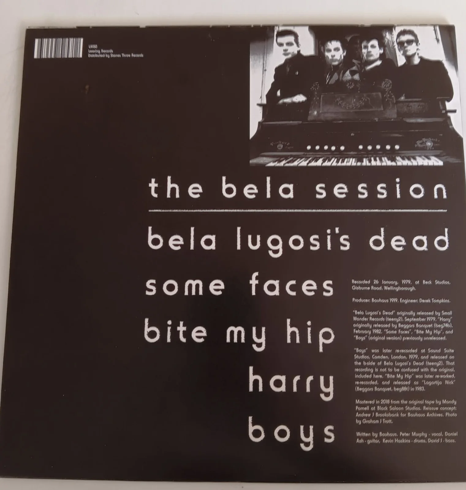Bauhaus Bela Lugosi's Dead Vinyl Signed Peter Murphy +3 2019 Palladium Rare!, image 4