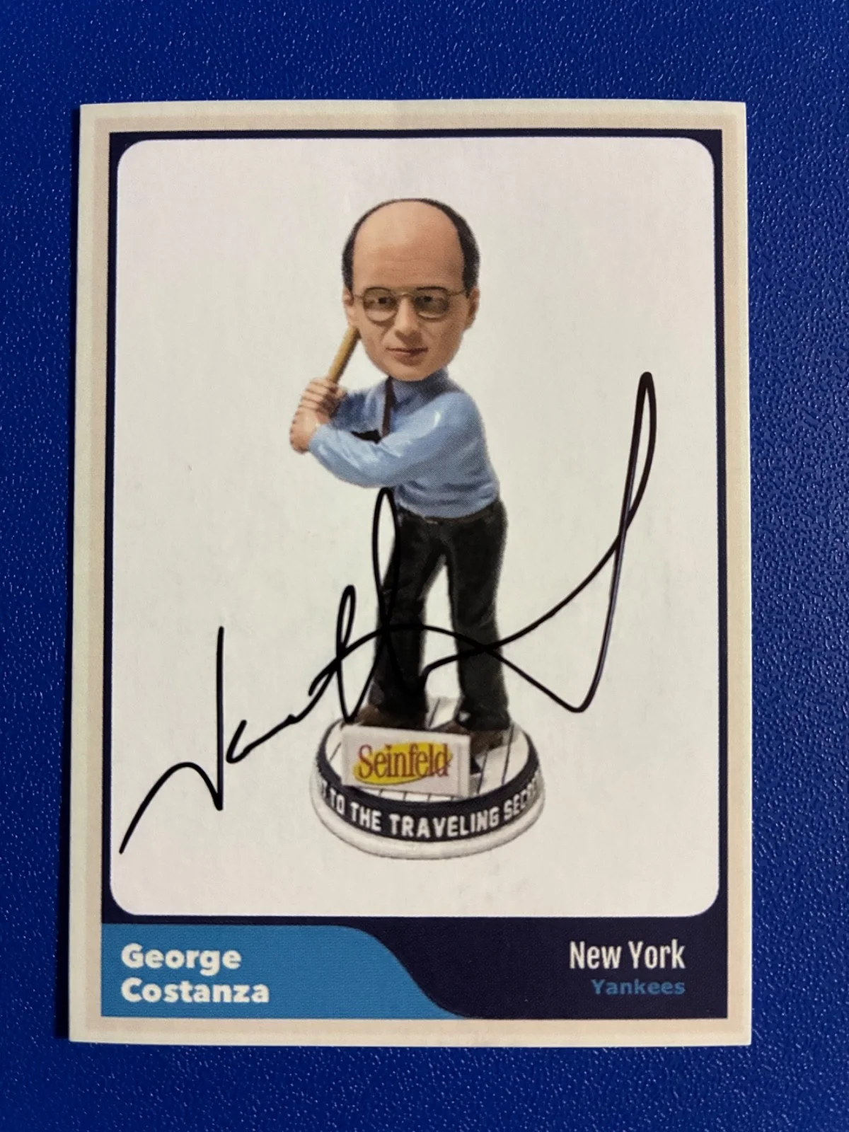 Jason Alexander — JASON ALEXANDER autograph SEINFELD George Costanza signed custom card