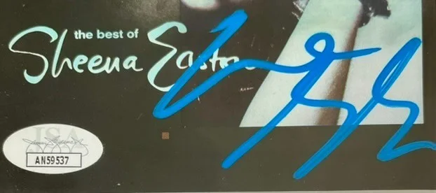 Sheena Easton — Sheena Easton Signed The Best Of CD Booklet Framed Display Autograph JSA COA, изображение 2