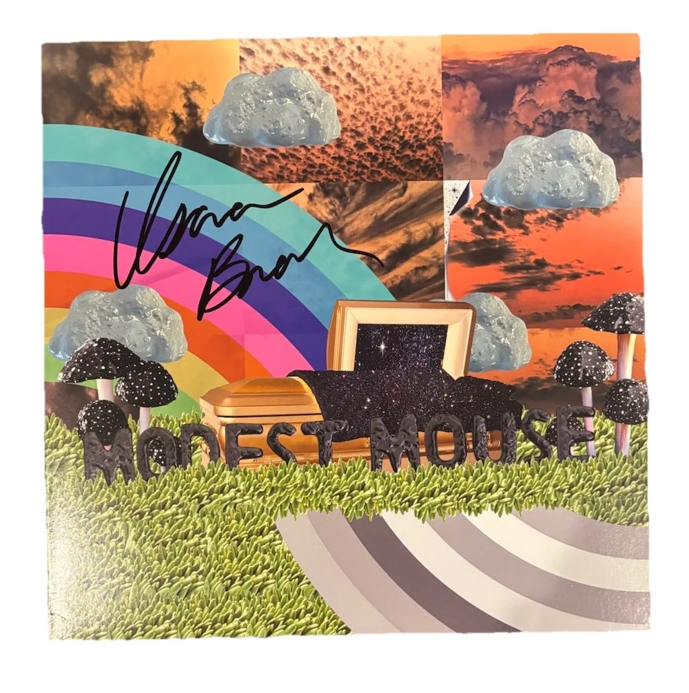 Isaac Brock Signed Autographed MODEST MOUSE The Golden Casket Vinyl Album, изображение 2