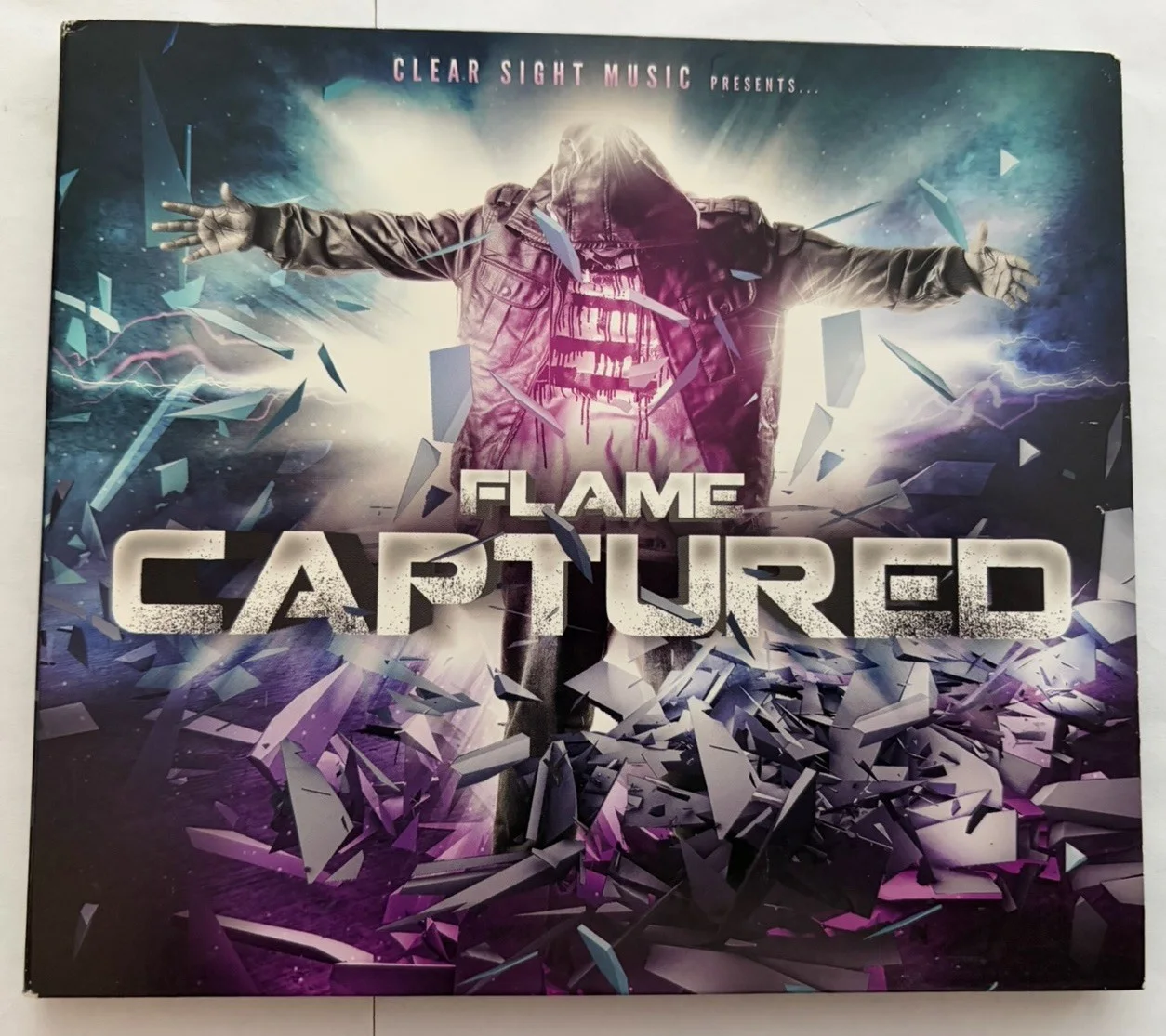Flame Captured Signed Autographed CD 2010 Clear Sight Music Marcus Gray VG, image 2