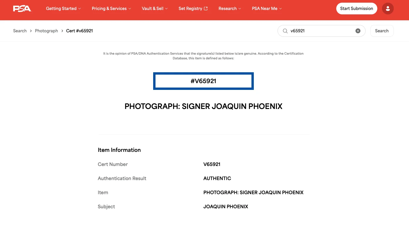 Joaquin Phoenix — Joaquin Phoenix Autographed 14x11 PSA DNA Certified Johnny Cash Walk The Line, изображение 5