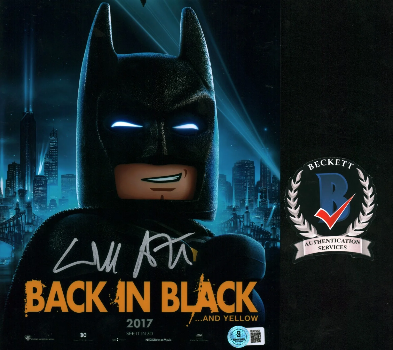will arnett — Will Arnett Signed Autographed Lego Batman Bruce Wayne 8x10 Photo BAS COA