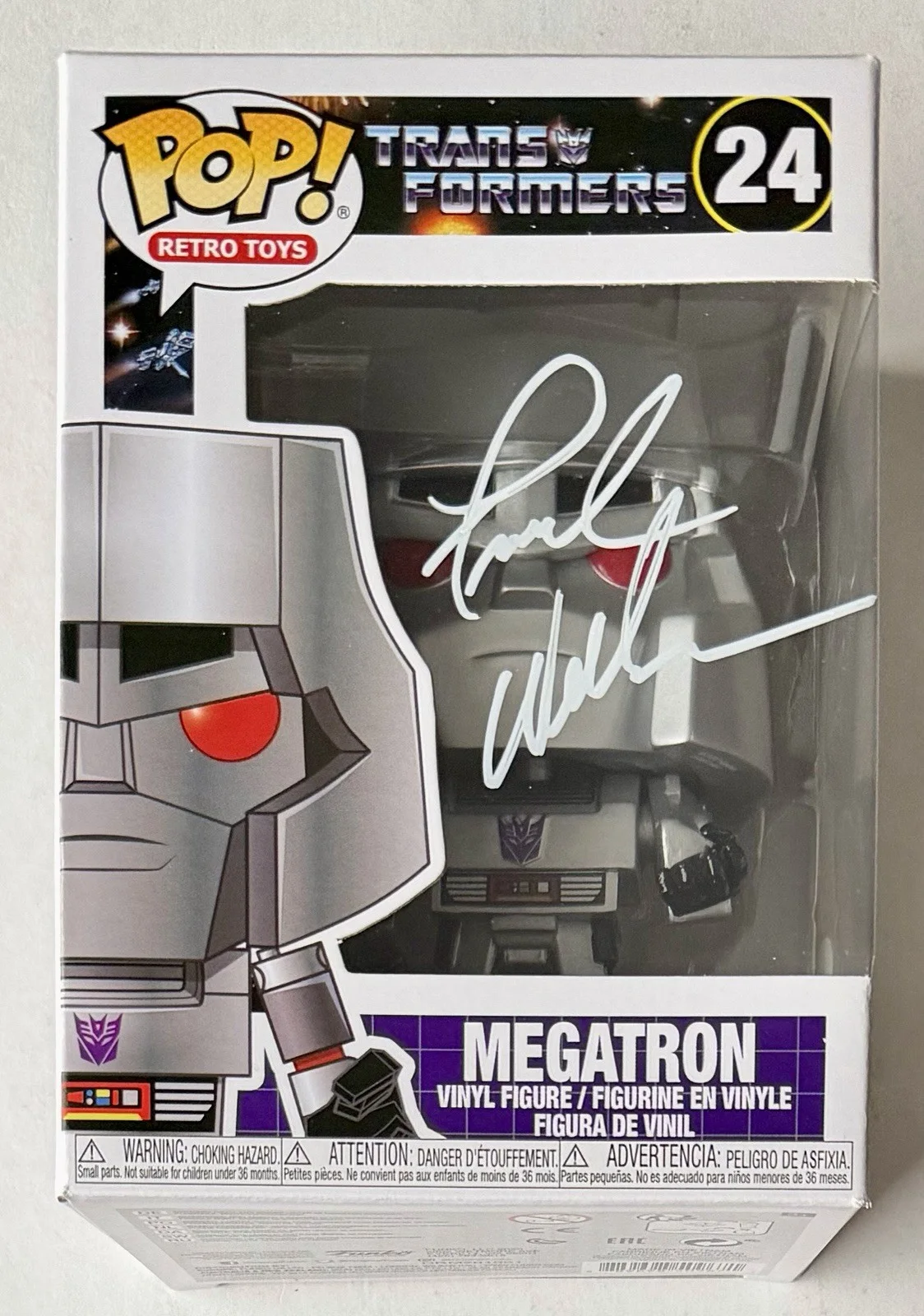 FRANK WELKER — FRANK WELKER SIGNED • JSA WITNESS TRANSFORMERS Funko POP MEGATRON, image 2