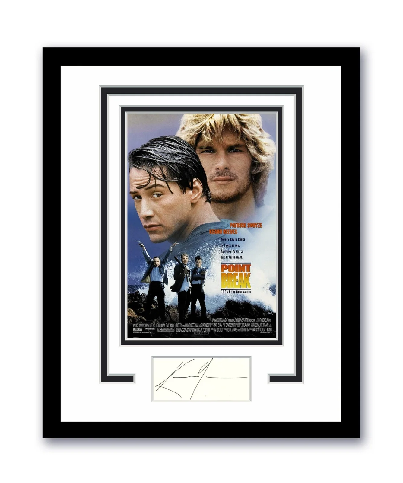 Keanu Reeves — Point Break Keanu Reeves Autographed Signed 11x14 Framed Photo ACOA
