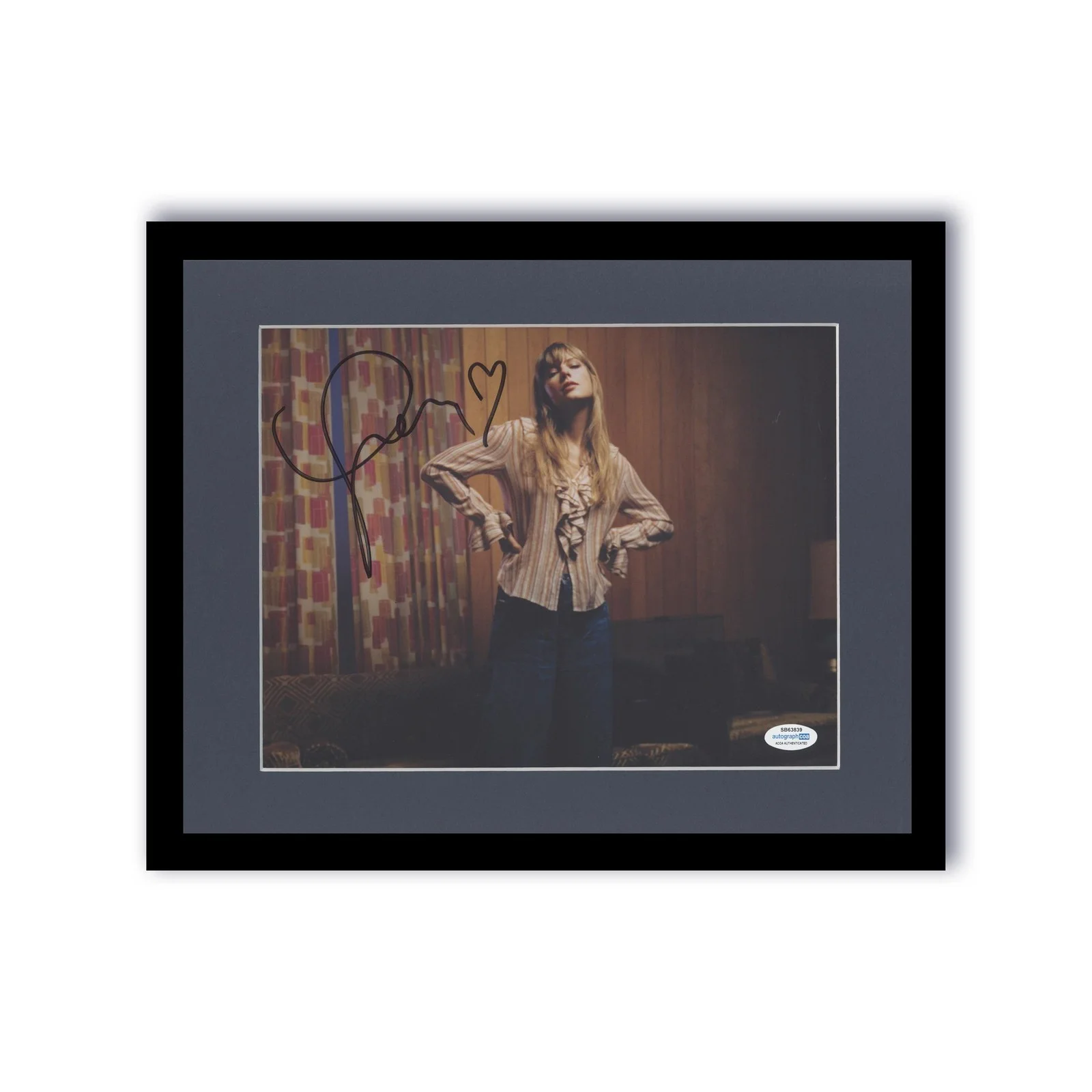 Taylor Swift — Midnights Taylor Swift Autographed Signed 11x14 Custom Framed Photo