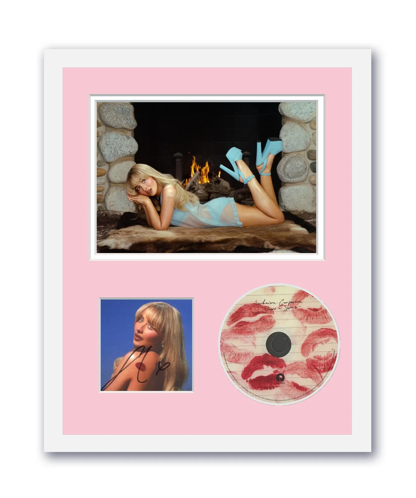 Sabrina Carpenter — Sabrina Carpenter Autographed Signed 11x14 Framed CD Photo Short N' Sweet ACOA