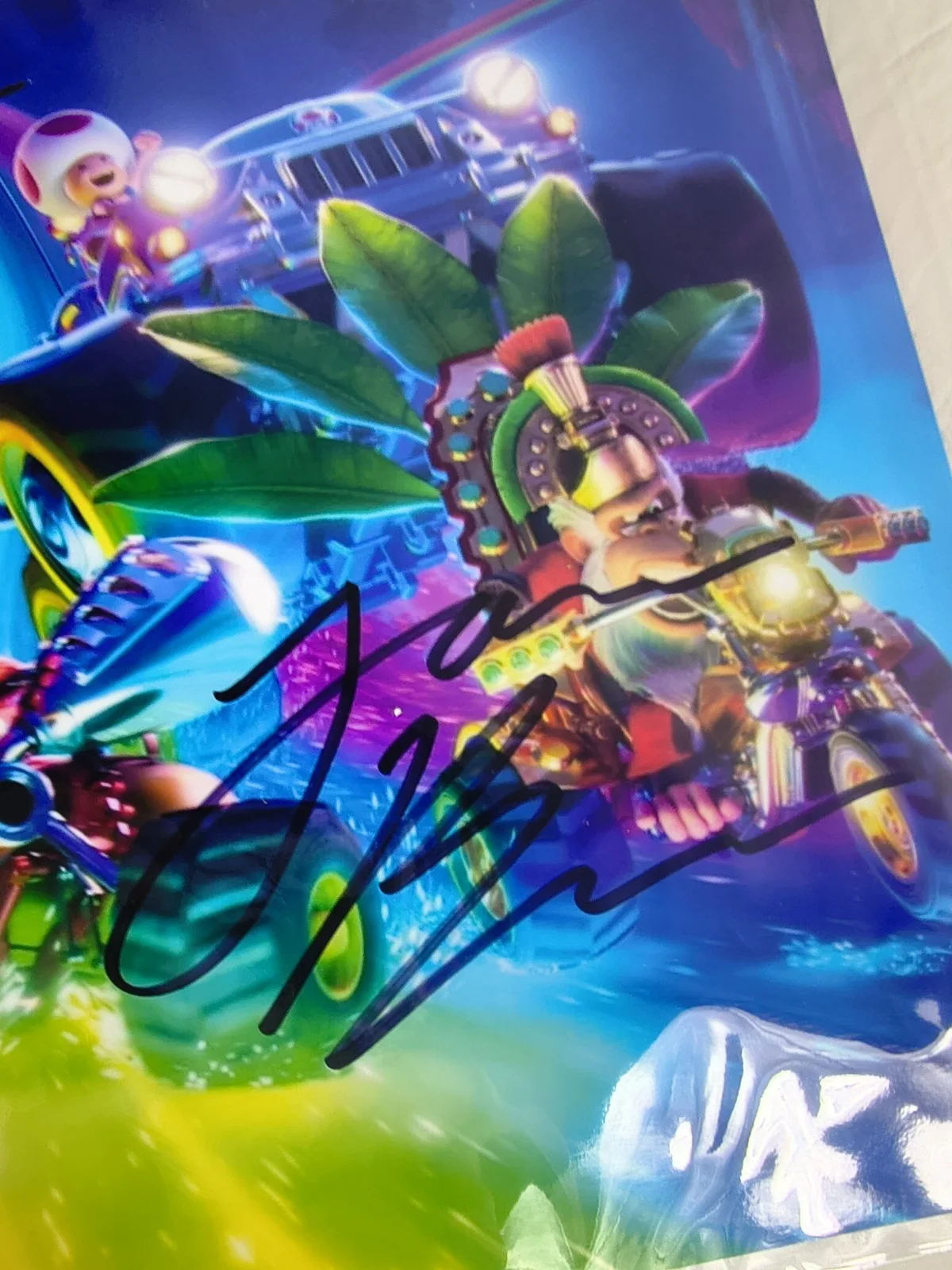 Super Mario Movie JACK BLACK CHRIS PRATT ANYA JOY Signed Poster 11x17 - CoA, изображение 2