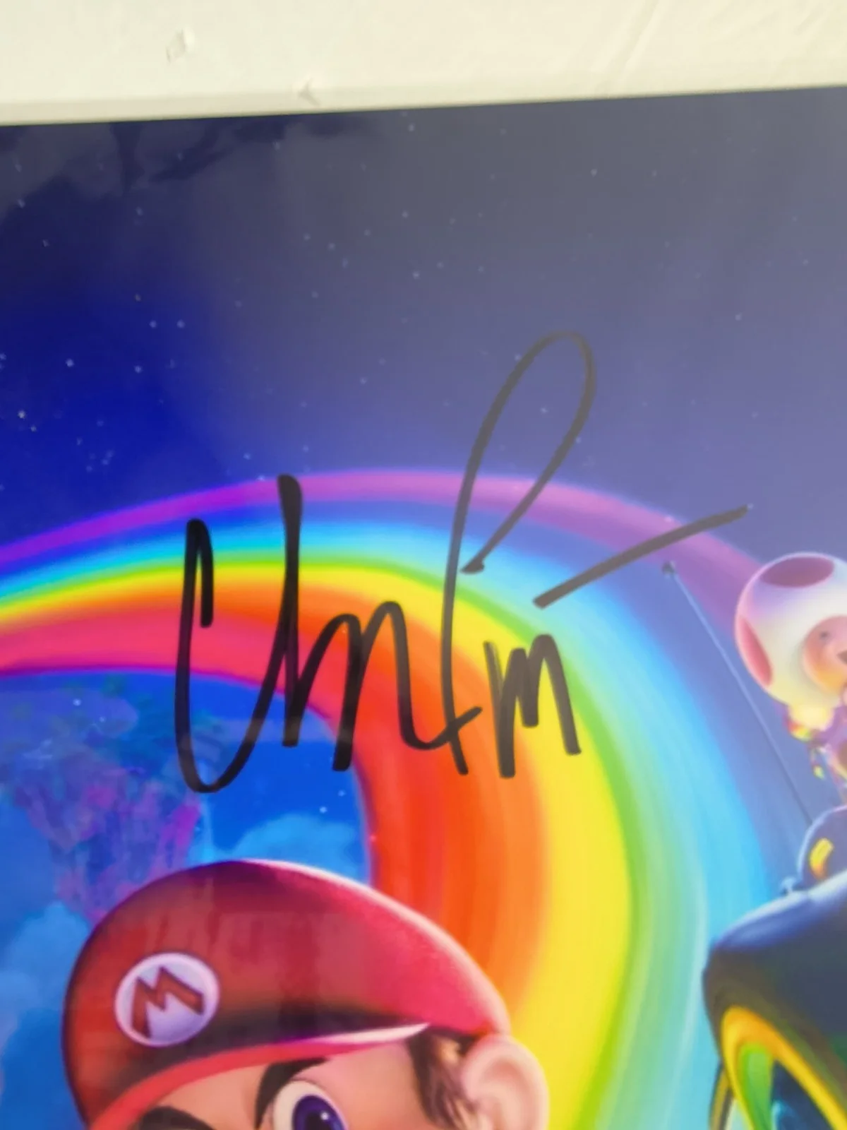 Super Mario Movie JACK BLACK CHRIS PRATT ANYA JOY Signed Poster 11x17 - CoA, изображение 3