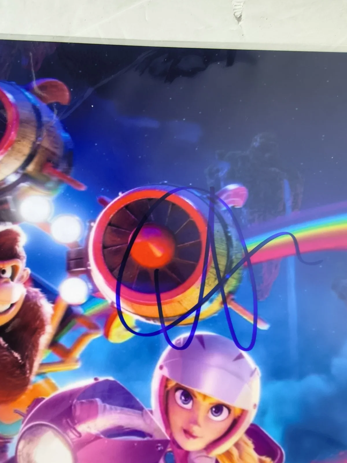 Super Mario Movie JACK BLACK CHRIS PRATT ANYA JOY Signed Poster 11x17 - CoA, изображение 4