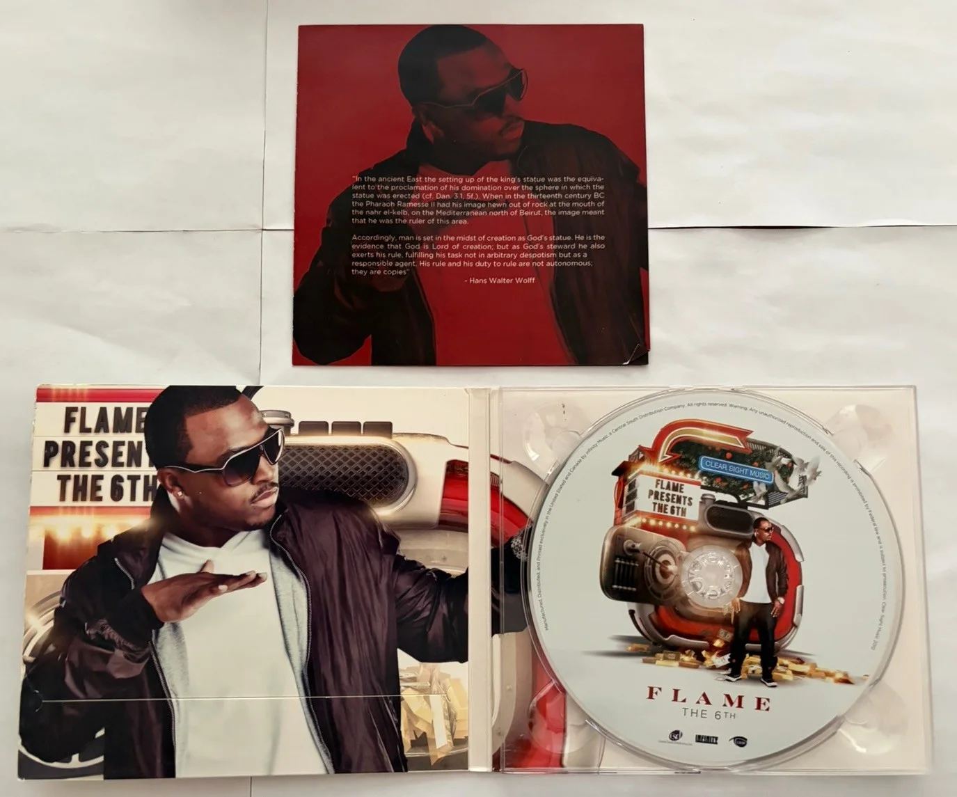 Flame The 6th Sixth Signed Autographed CD 2012 Clear Sight Music Marcus Gray, image 4