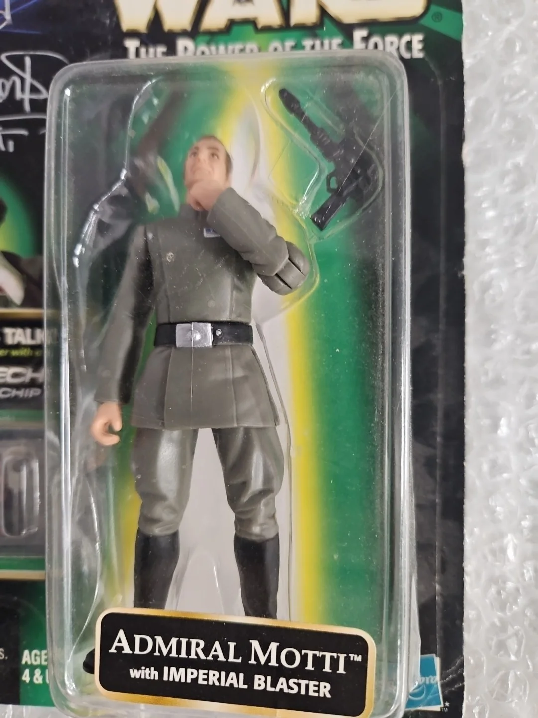 Richard LeParmentier — Star Wars POTF2 Admiral Motti CommTech Figure Signed “The Force Works” Autograph, image 3