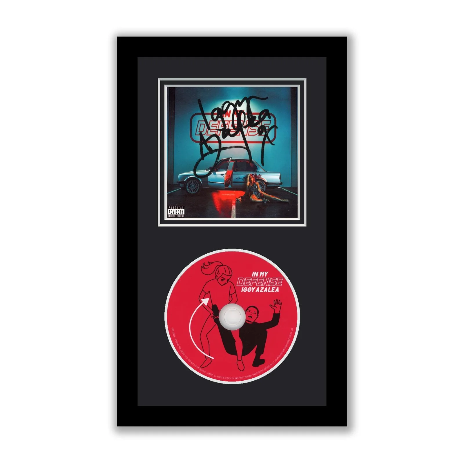 Iggy Azalea — Iggy Azalea Autographed Signed Framed CD In My Defense ACOA
