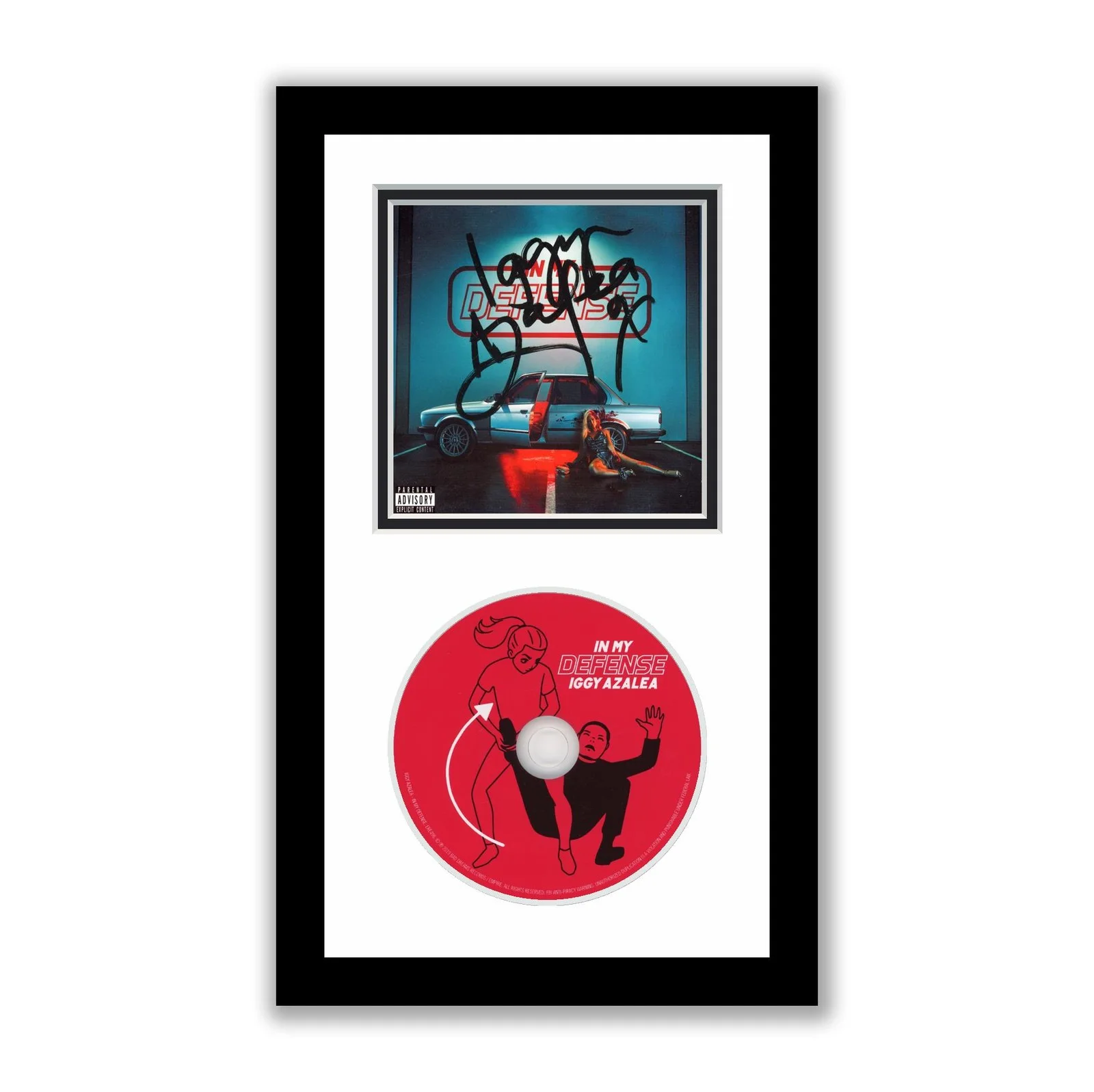 Iggy Azalea — Iggy Azalea Autographed Signed Framed CD In My Defense ACOA