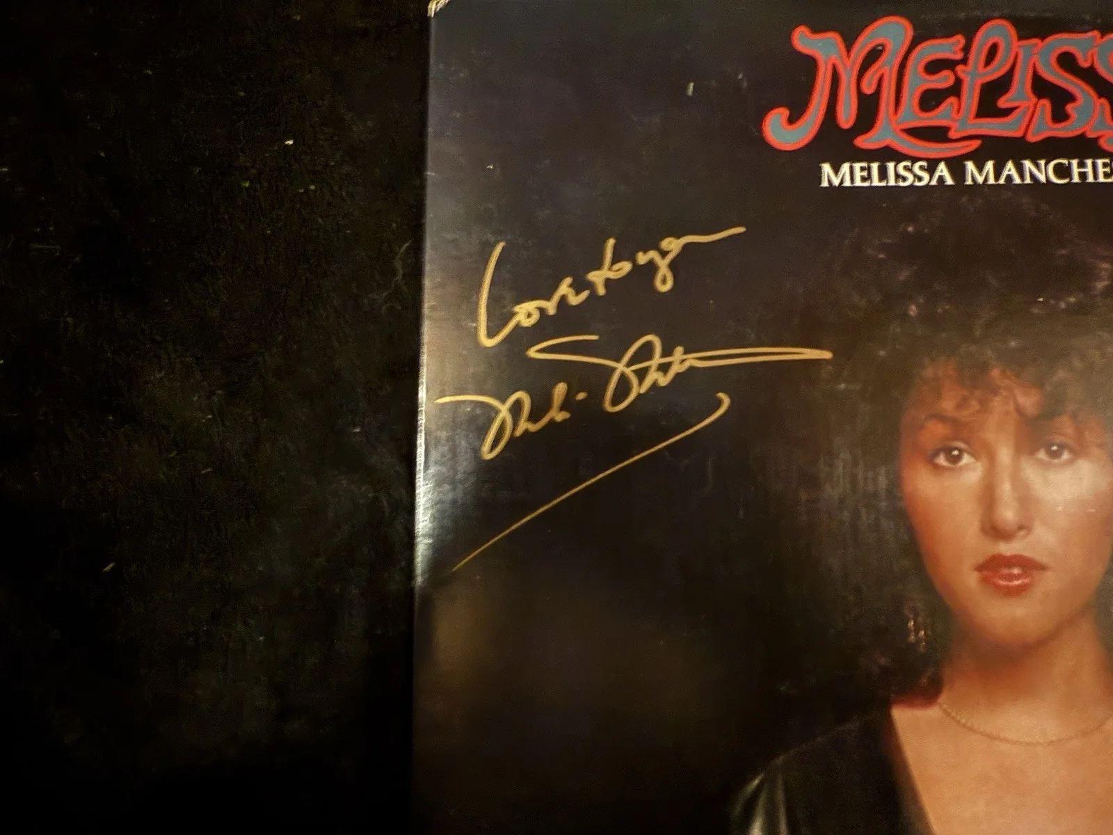Melissa Manchester Autographed Album Cover And Vinyl (2 Sigs) In Person With POA, изображение 2