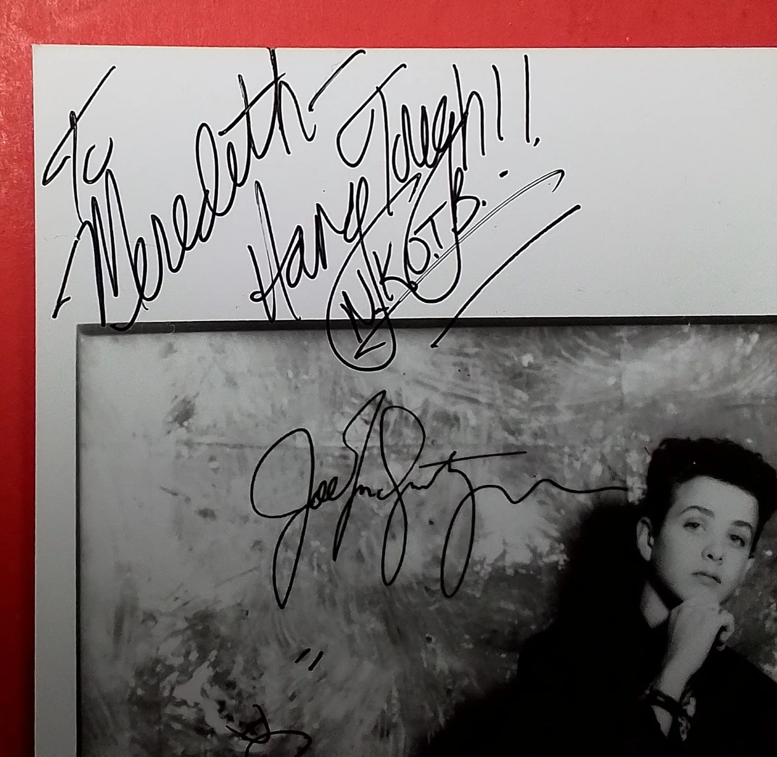 New Kids On The Block Signed 8x10 Photo With Folder, изображение 5