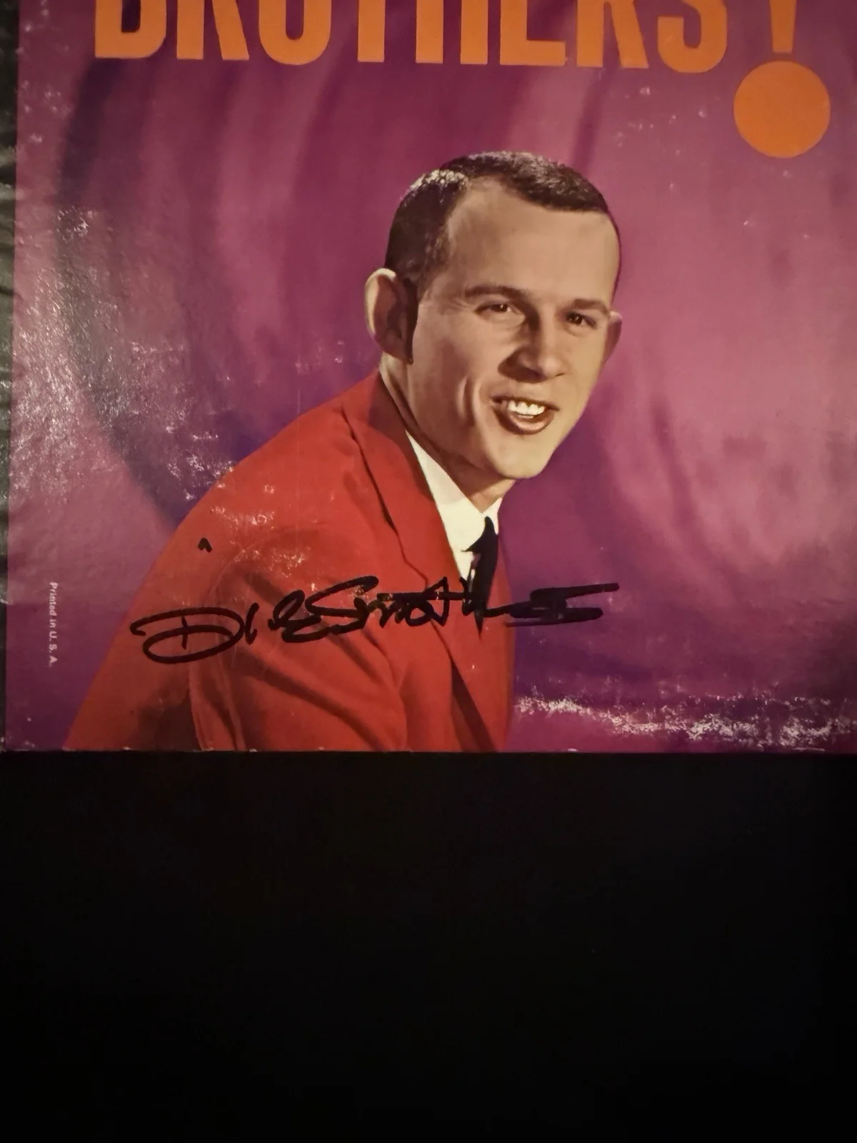 Smothers Brothers Autographed Album Cover In Person Signed, изображение 3