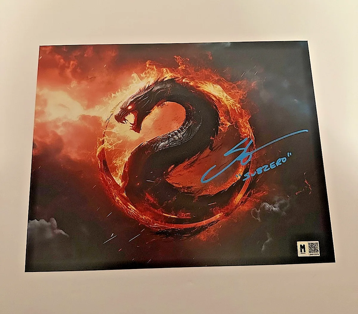 STEVE BLUM — Steve Blum Signed Photo Subzero Mortal Kombat Autograph Video Game 8x10 MAS COA