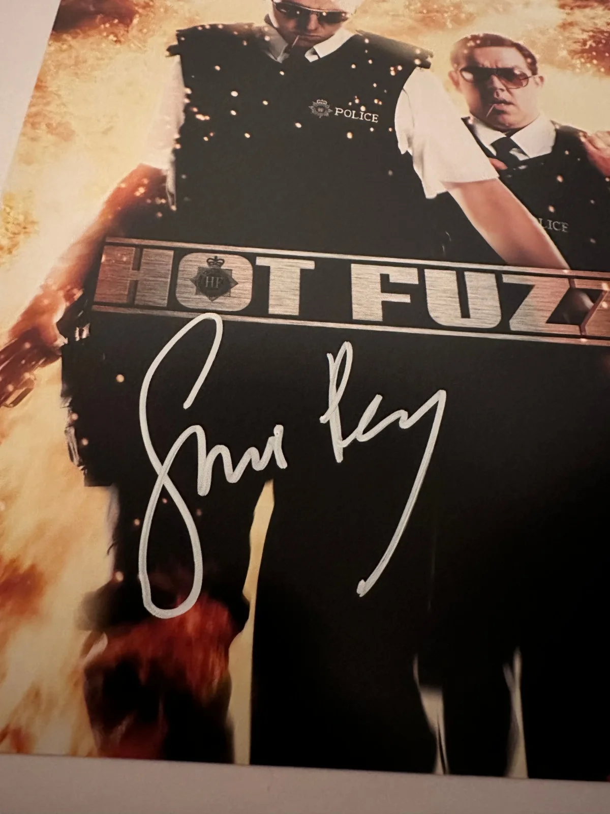 Simon Pegg — Simon Pegg Signed 8x10 Photo as Angel Hot Fuzz - MAS COA, изображение 2