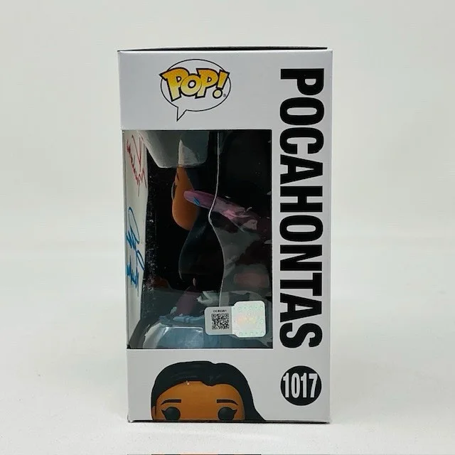 Judy Kuhn & John Kassir Autographed Disney Princess Pocahontas Funko Pop OC, изображение 5