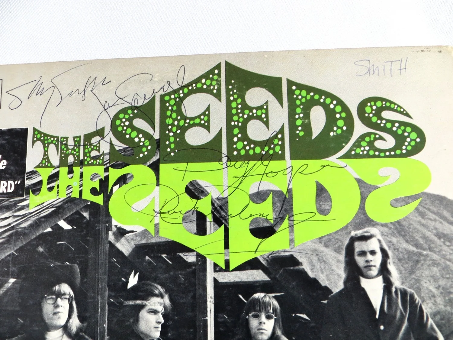 The Seeds Signed Autograph Album Cover Vintage Saxon Andridge +2 BAS AE48395, изображение 2