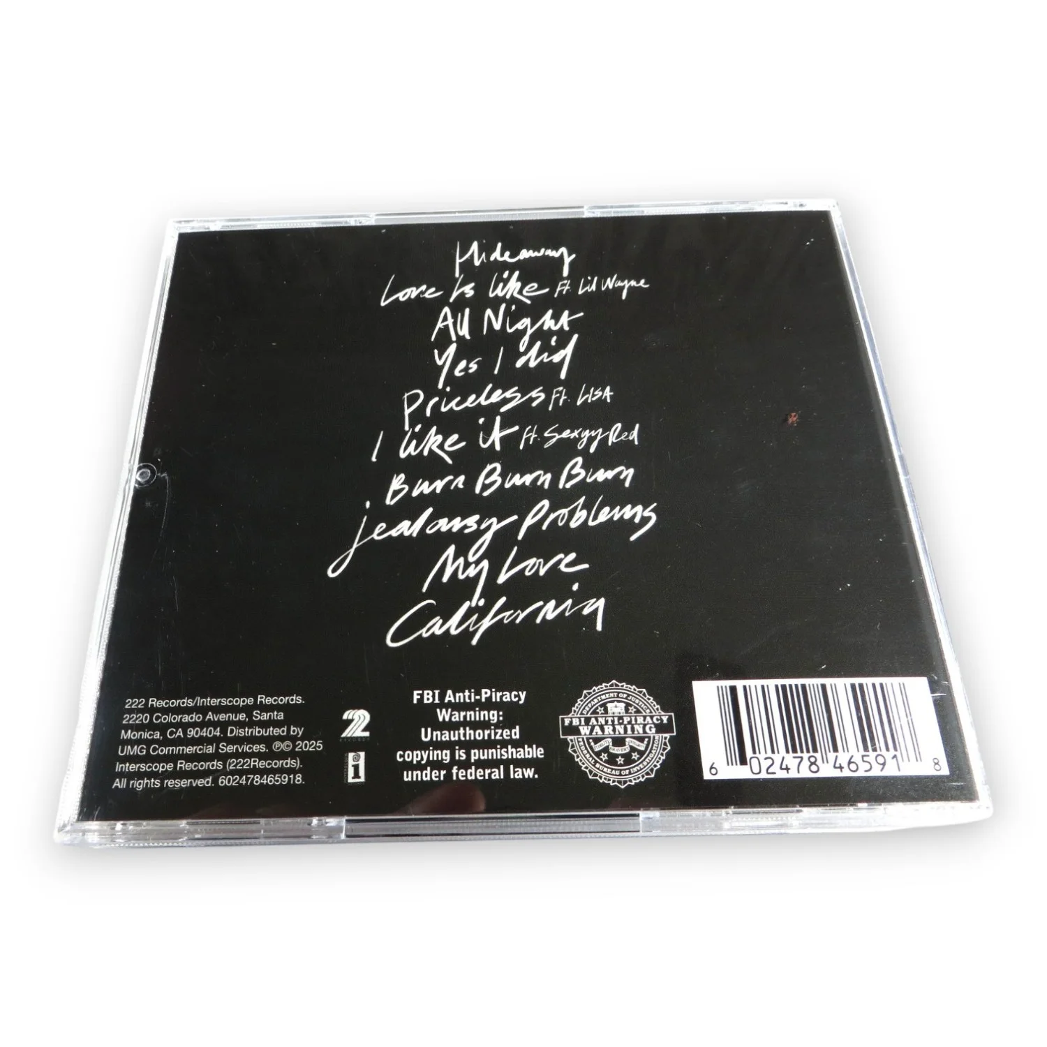 Maroon 5 Band Signed Autographed CD Insert Adam Levine Valentine +4 BAS LOA, image 3