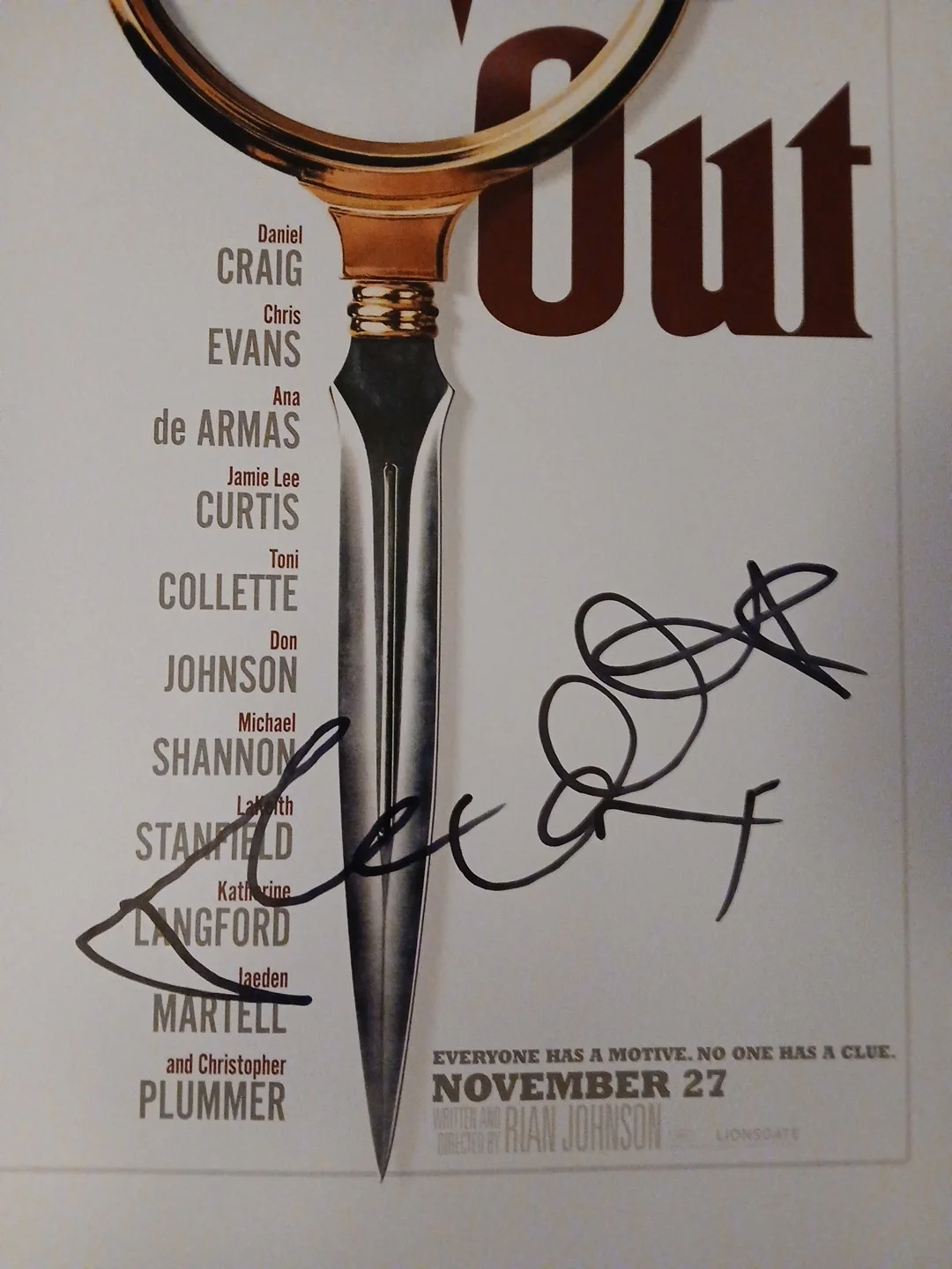 toni collette — TONI COLLETTE Hand Signed 🔥 KNIVES OUT 11X17 Photo 📸, image 3