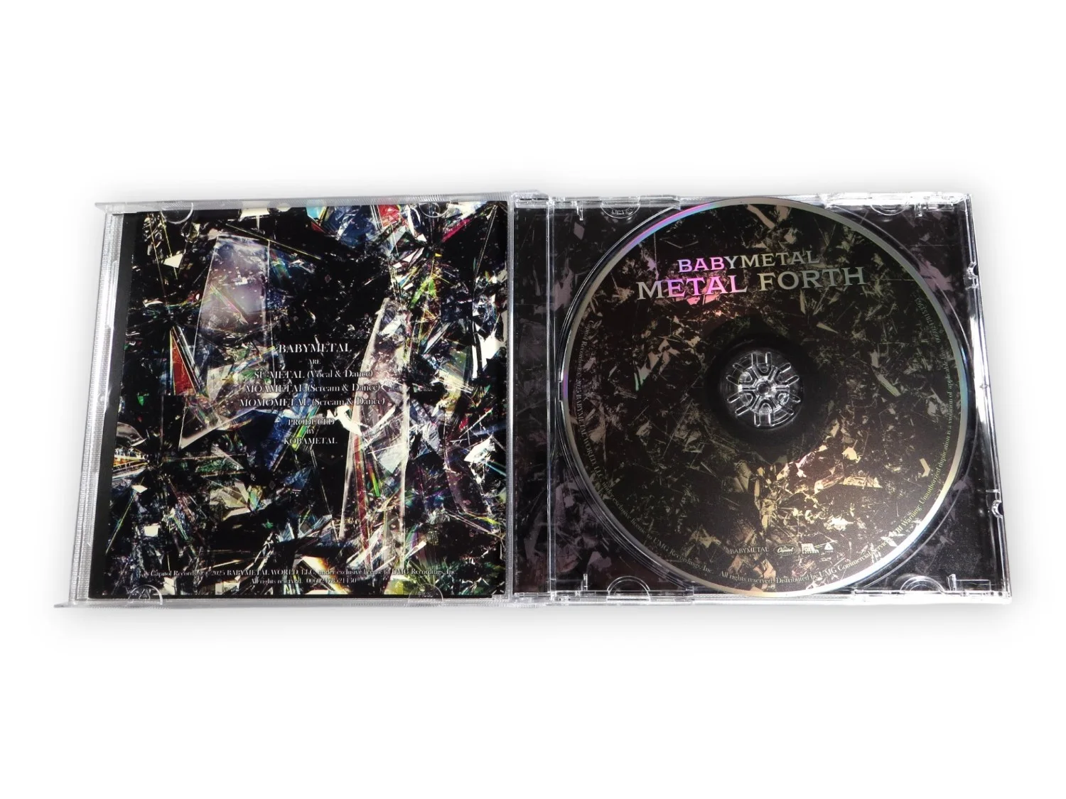 Baby Metal Band Signed Autographed CD Insert Su-Metal Moametal Momometal BAS LOA, image 2