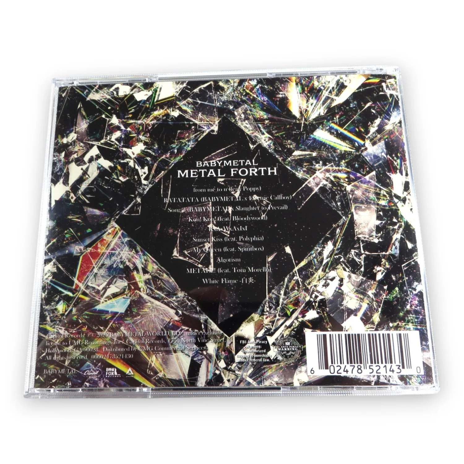 Baby Metal Band Signed Autographed CD Insert Su-Metal Moametal Momometal BAS LOA, image 3