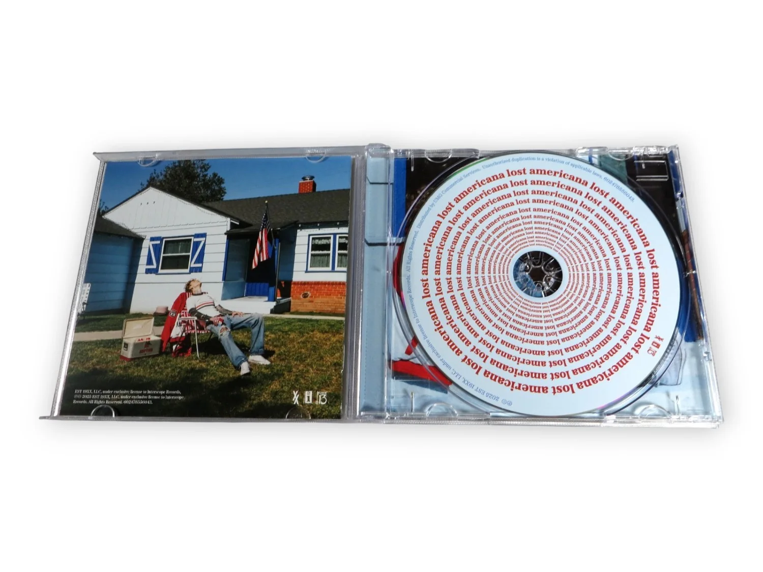 Machine Gun Kelly Signed Autographed CD Insert Lost Americana BAS COA, image 2