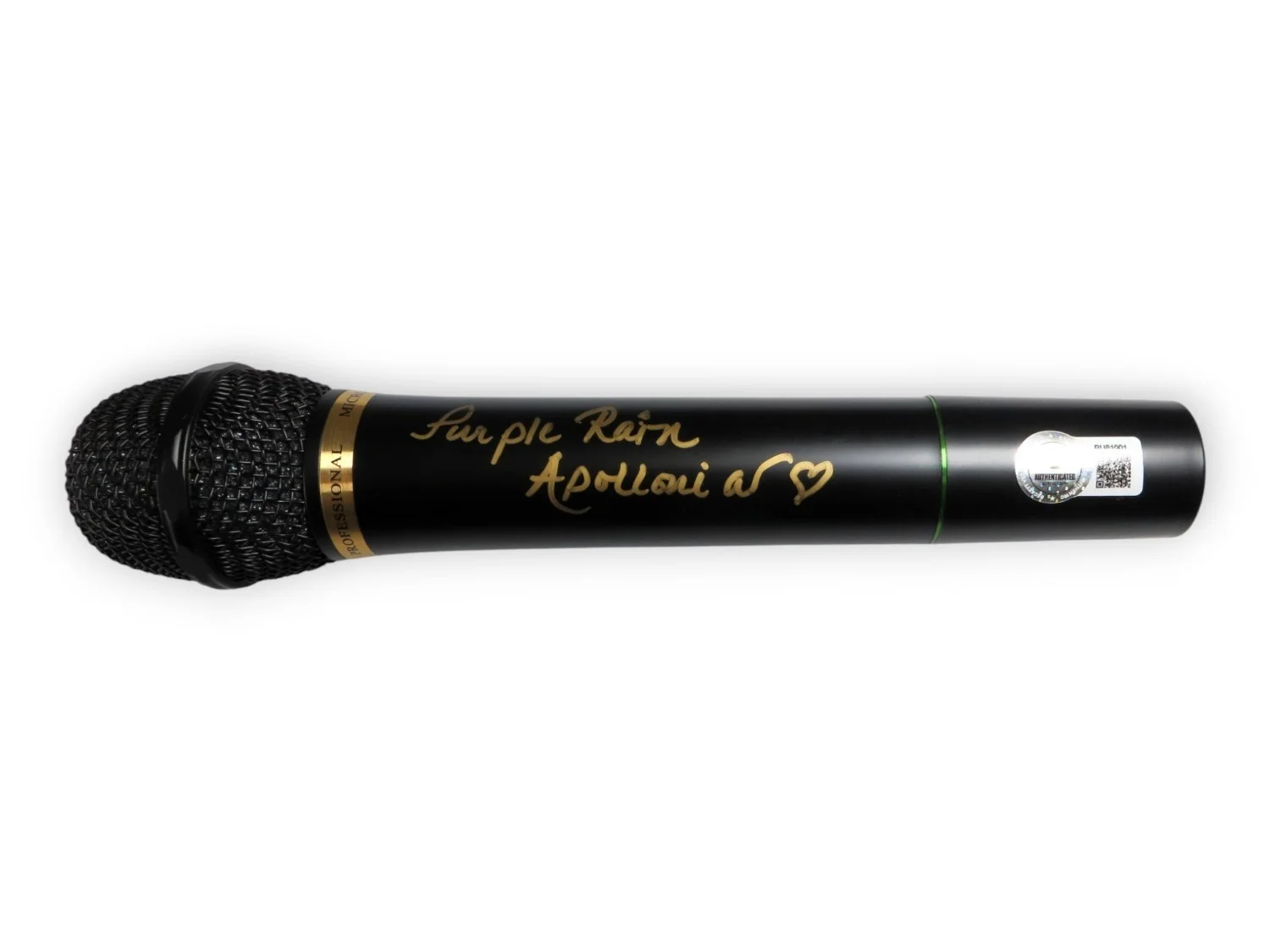 Apollonia — Apollonia Signed Autographed Microphone "Purple Rain" Inscribed BAS BU81901