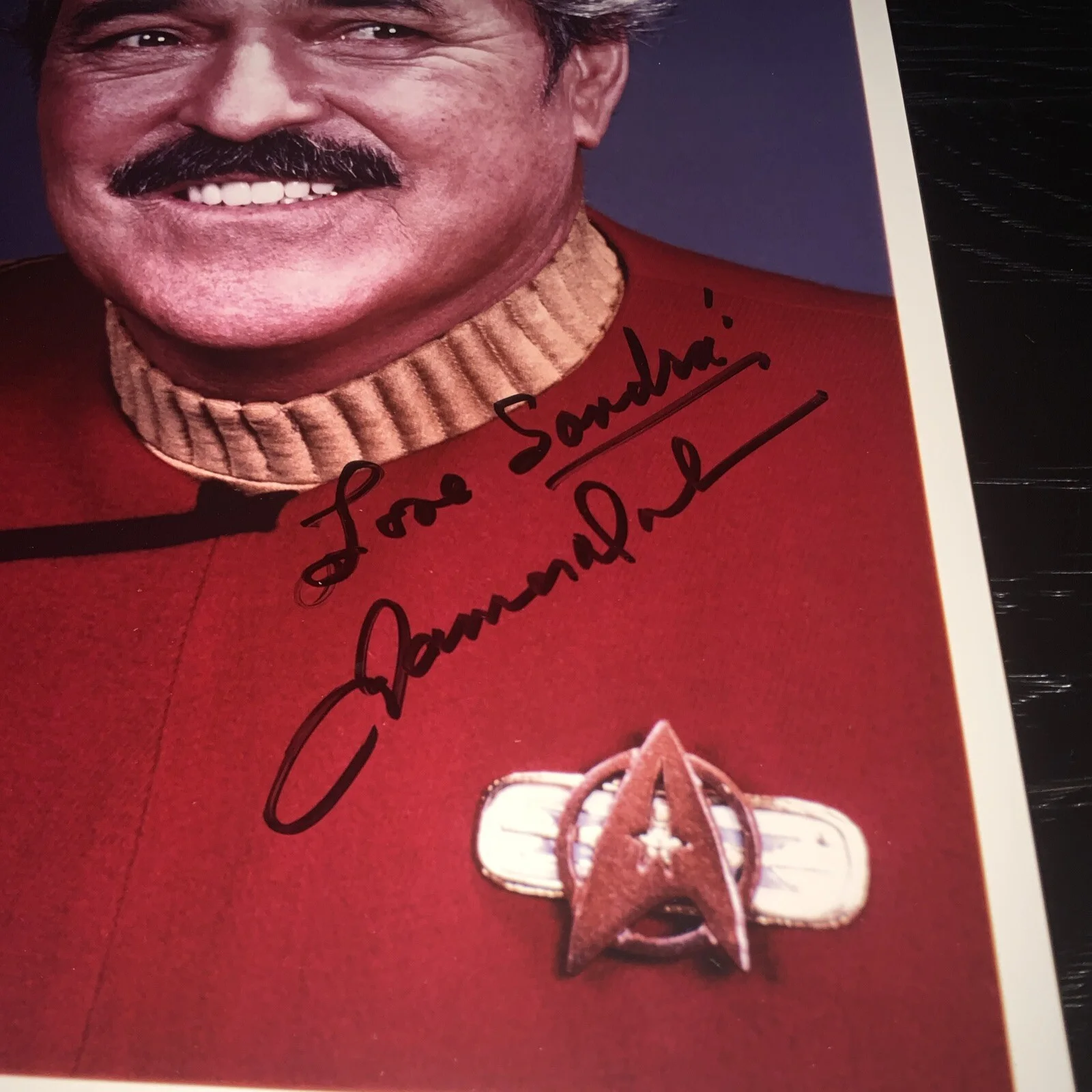 James Doohan — Original STAR TREK James Doohan SCOTTY Smile Different -Signed 8X10 Photograph, изображение 2