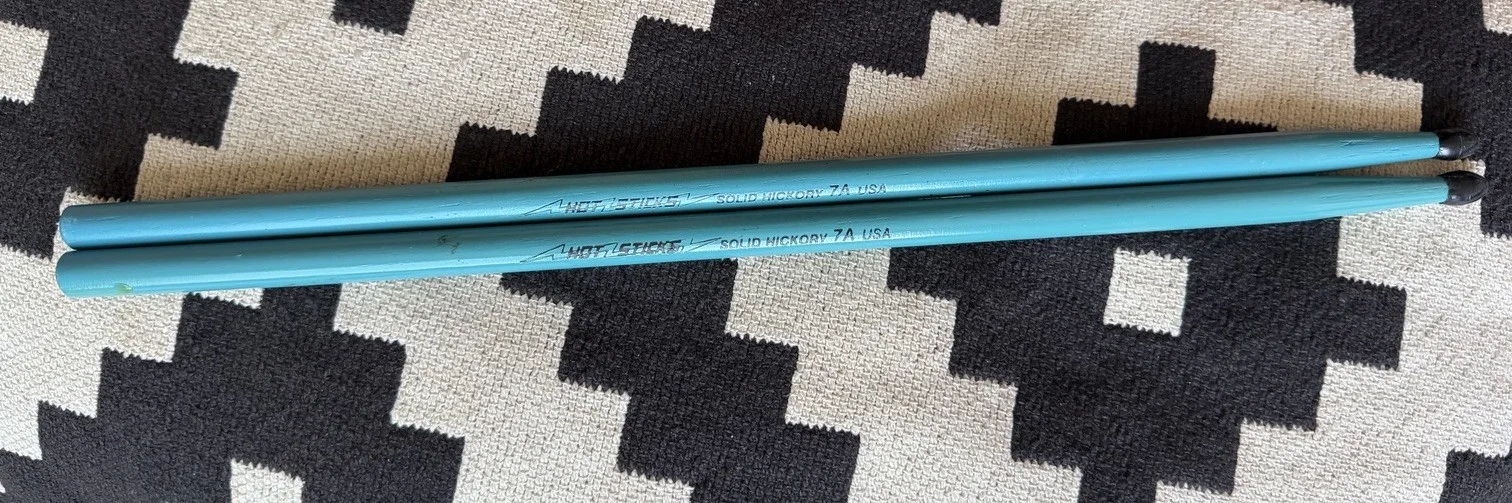 DJ Fontana, Elvis’s Drummer-Pair Of Autographed Hot Sticks Size 7A Drum Sticks!, image 2