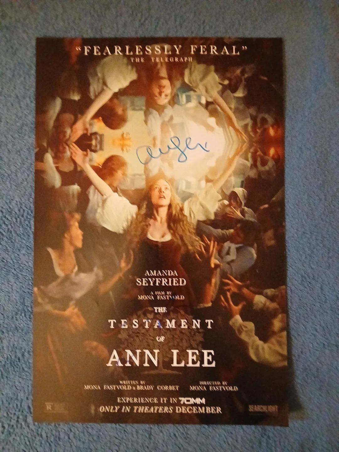 lewis pullman and amanda seyfried — SEYFRIED/PULLMAN Hand Signed 🔥 The Testament Of Anna Lee 🔥 11x17 Photo 📸