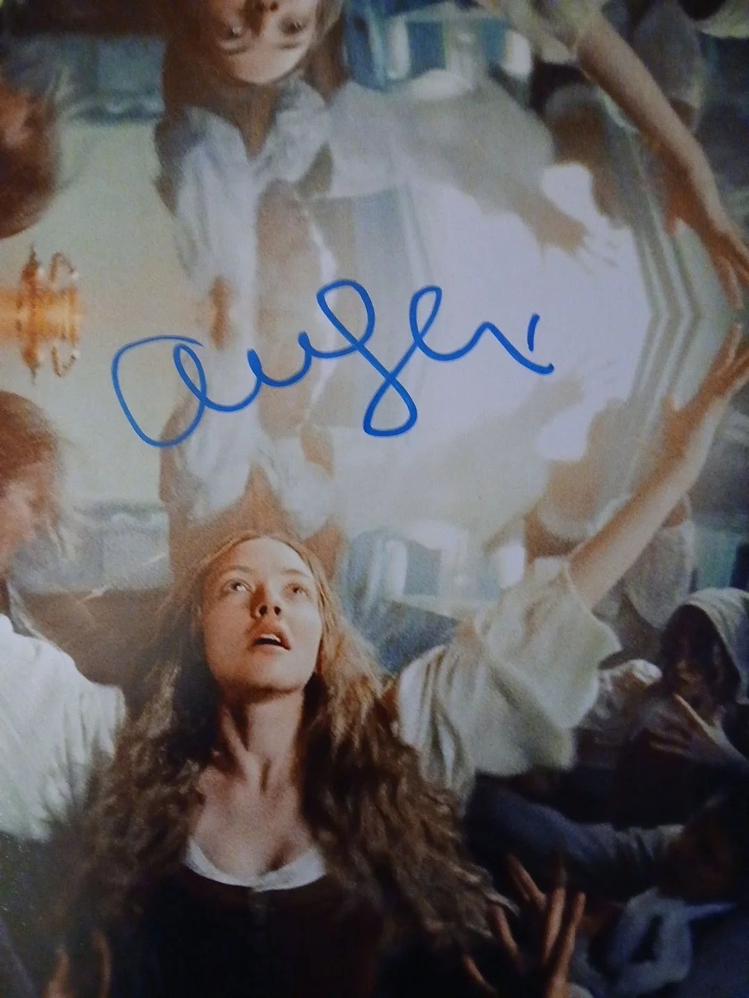 lewis pullman, amanda seyfried — SEYFRIED/PULLMAN Hand Signed 🔥 The Testament Of Anna Lee 🔥 11x17 Photo 📸, изображение 3