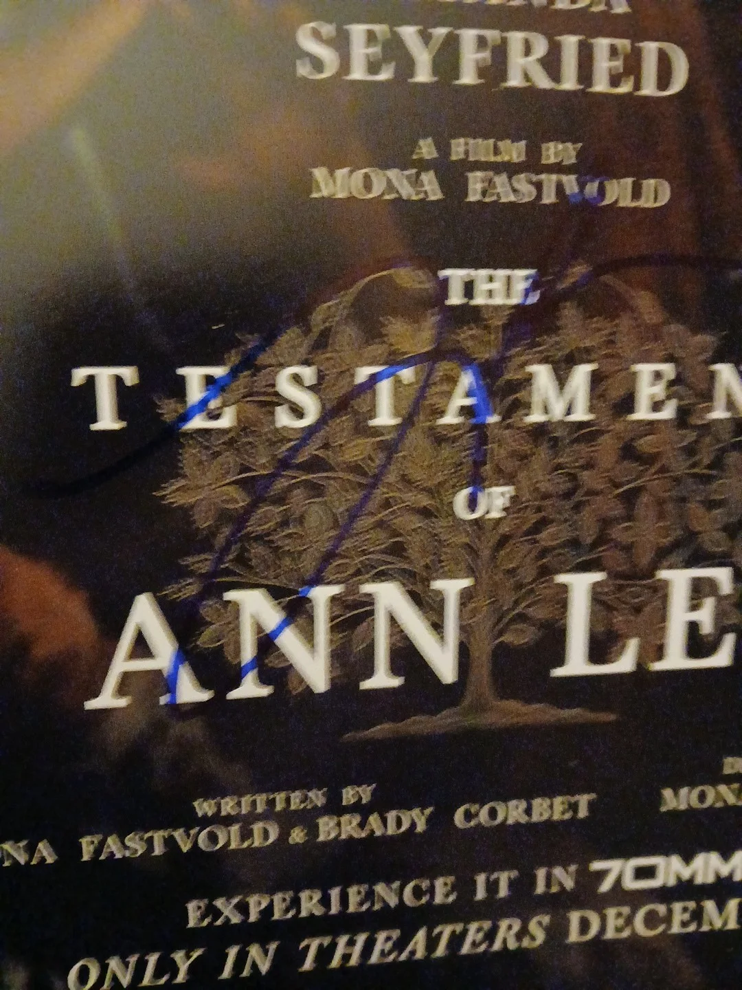 lewis pullman, amanda seyfried — SEYFRIED/PULLMAN Hand Signed 🔥 The Testament Of Anna Lee 🔥 11x17 Photo 📸, изображение 4