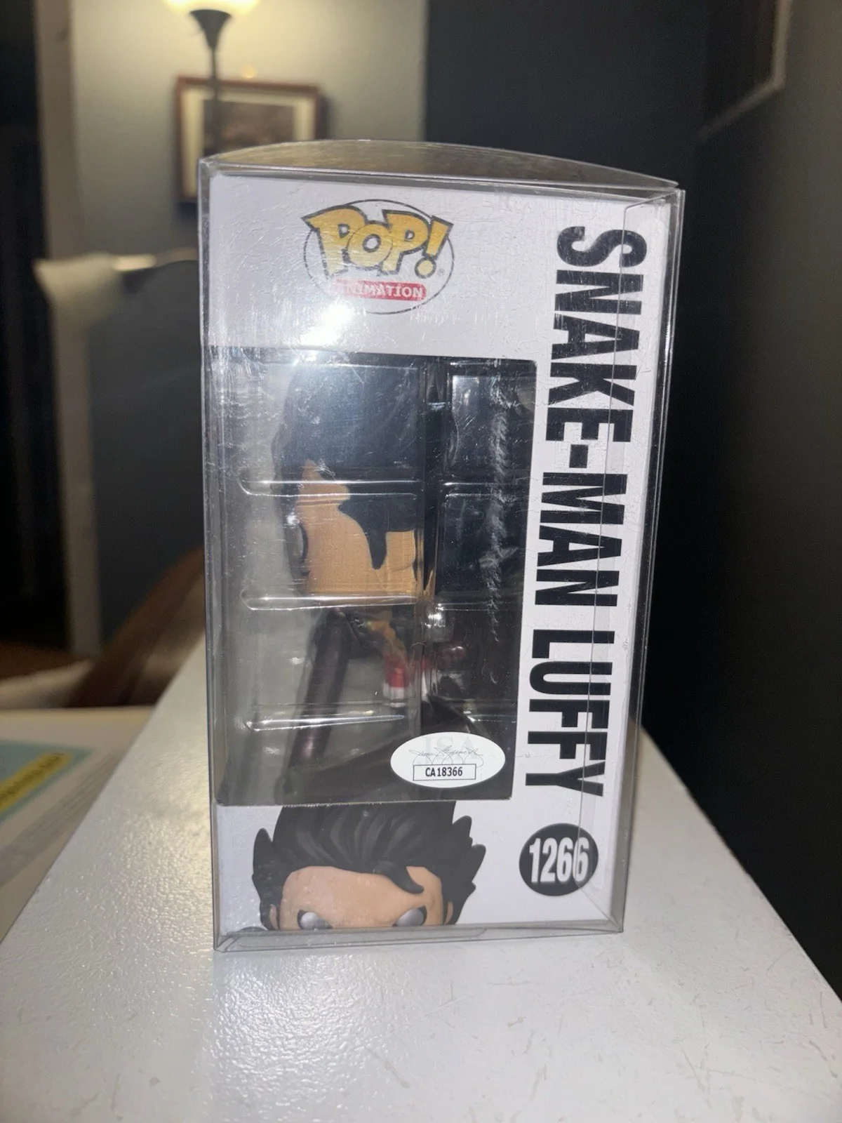 Funko Pop One Piece Snake-Man Luffy #1266 Erica Schroeder Signed JSA Certified, изображение 2