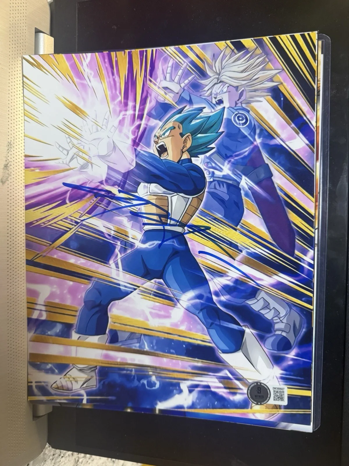 CHRIS SABAT — CHRIS SABAT SIGNED VEGETA 8X10 PHOTO DRAGON BALL Z DBZ ANIME AUTOGRAPH BECKETT I