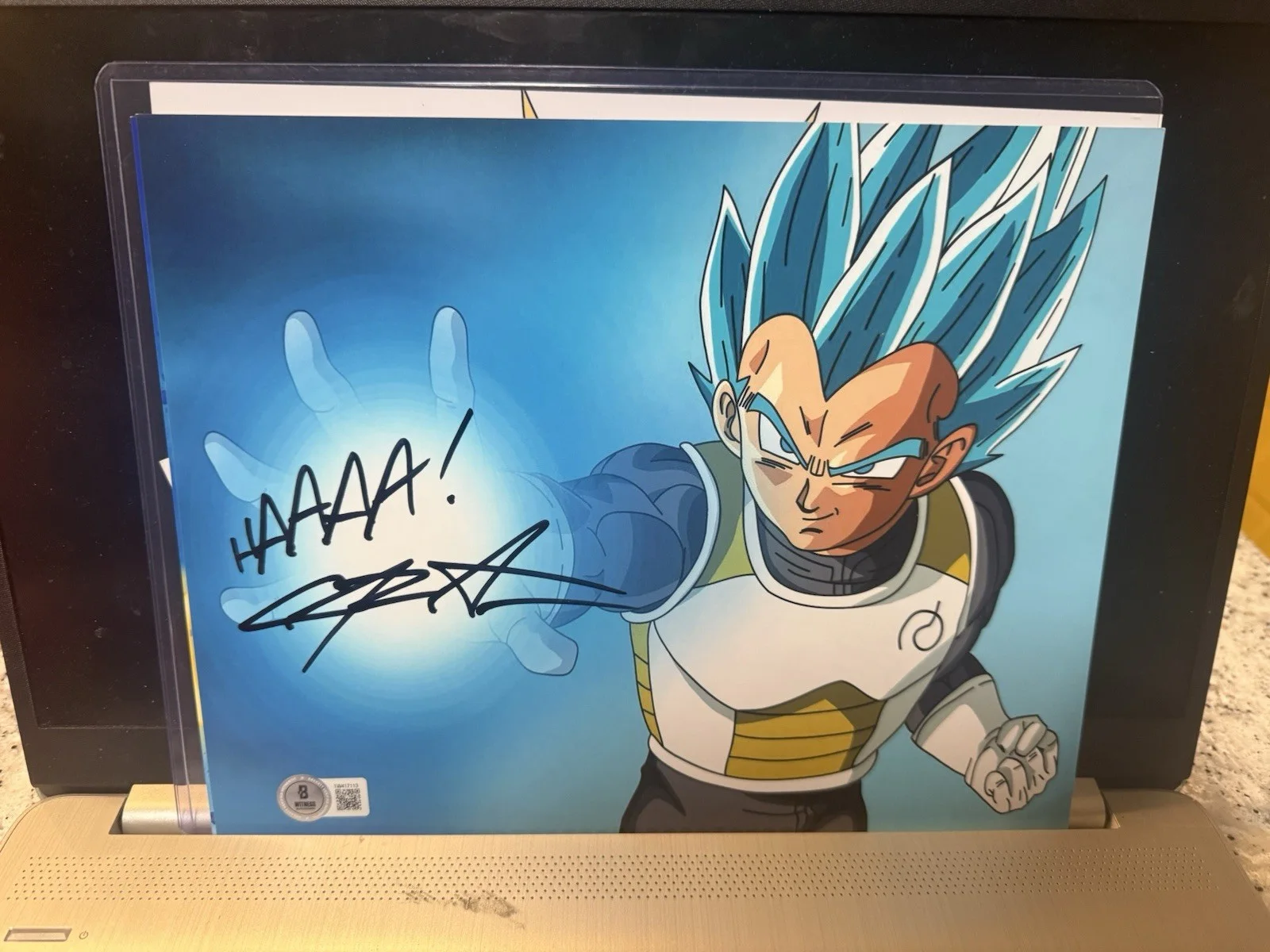 CHRIS SABAT — CHRIS SABAT SIGNED VEGETA 8X10 PHOTO DRAGON BALL Z DBZ ANIME AUTOGRAPH BECKETT R