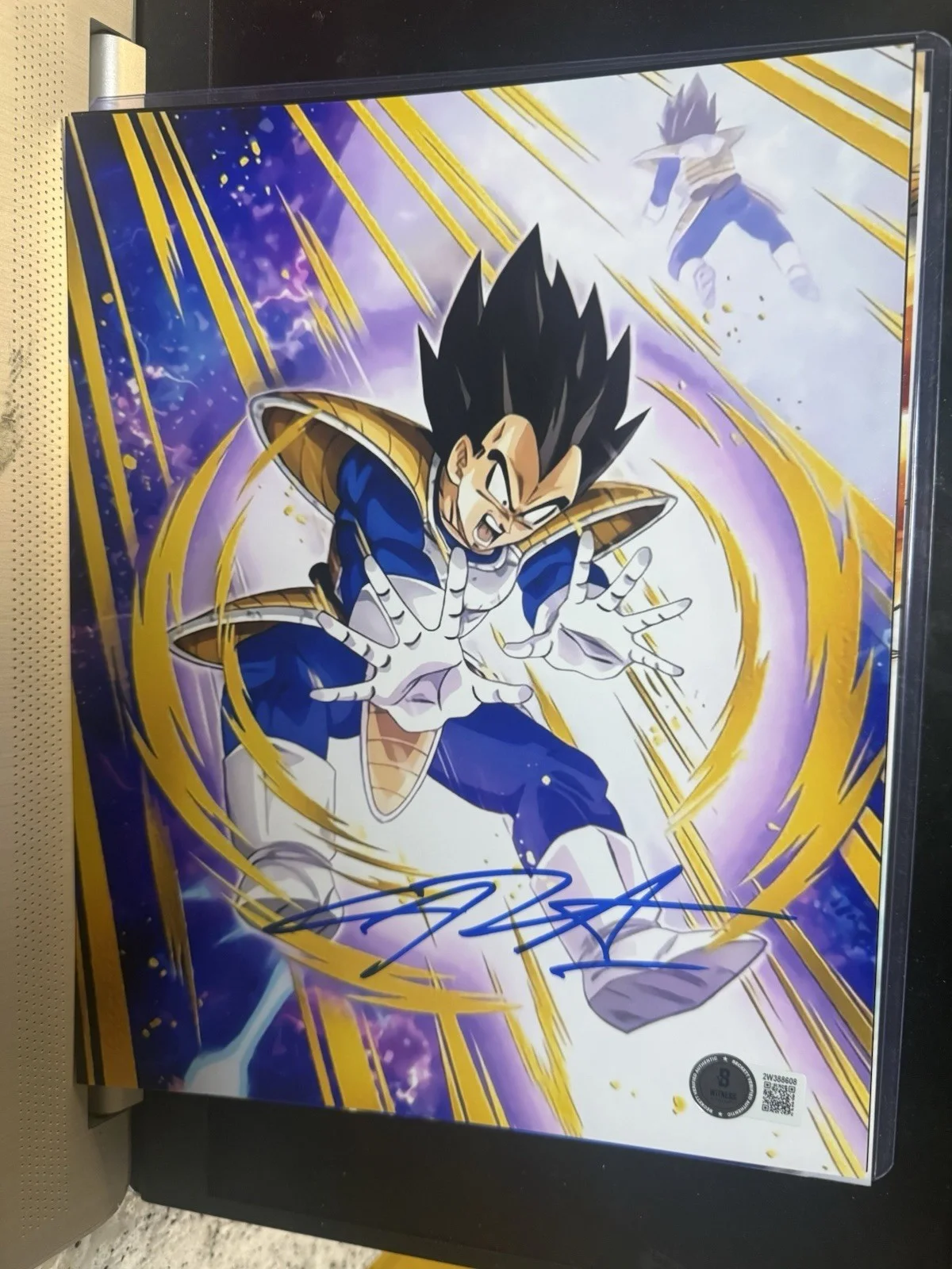 CHRIS SABAT — CHRIS SABAT SIGNED VEGETA 8X10 PHOTO DRAGON BALL Z DBZ ANIME AUTOGRAPH BECKETT J