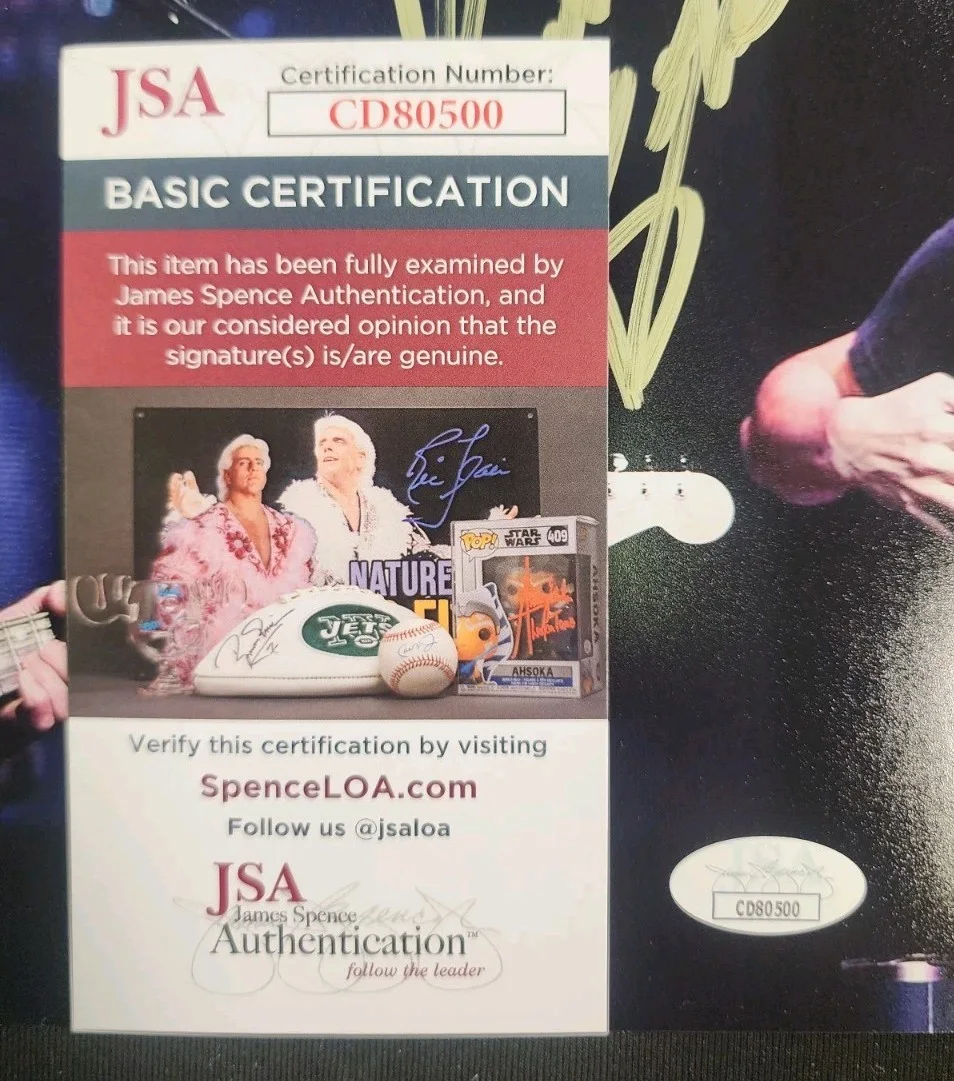 Kurt Neumann Signed 8x10 Bodeans Lead Singer JSA CD80500, image 2