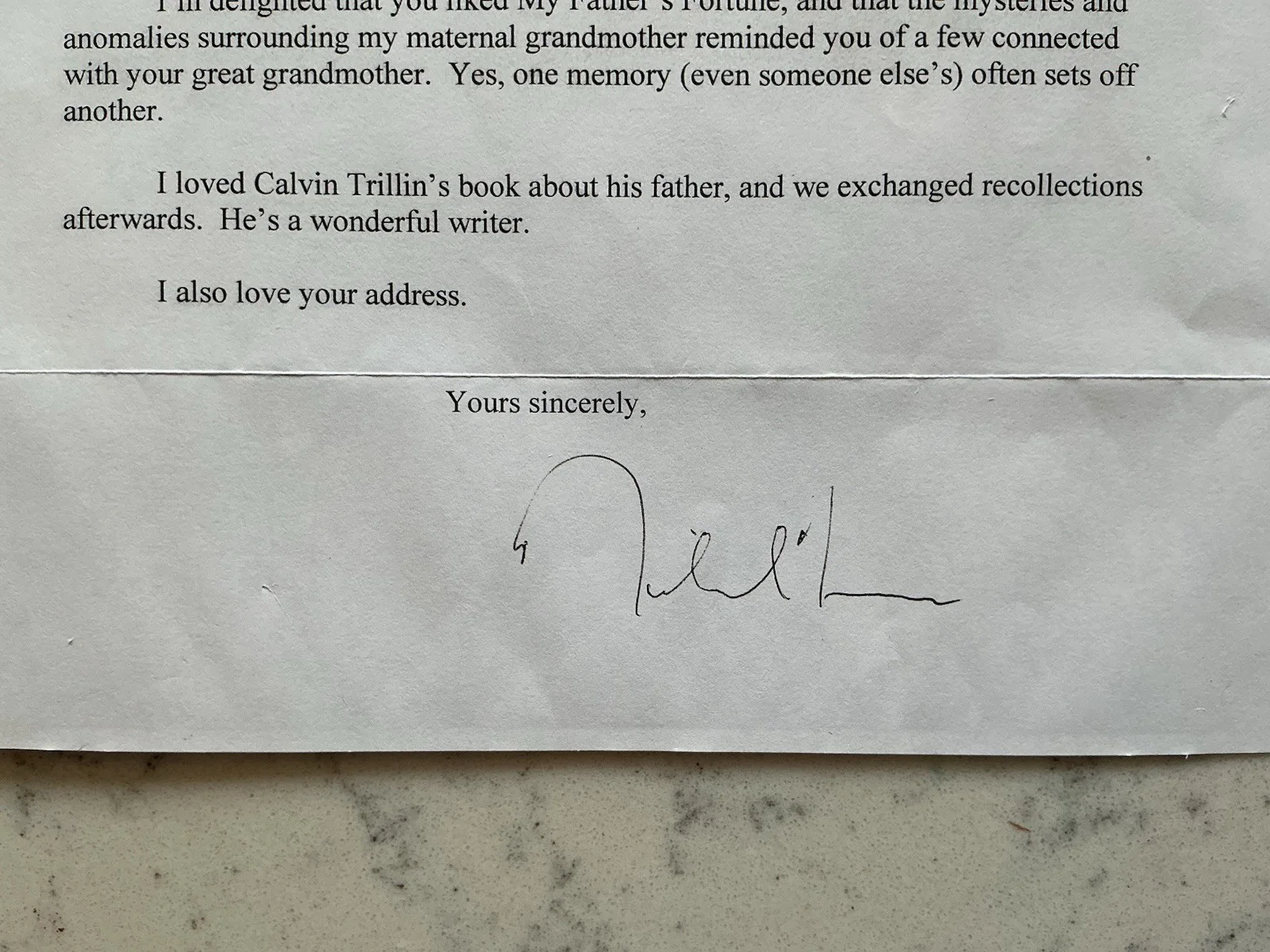 MICHAEL FRAYN PLAYWRIGHT NOVELIST SIGNED TLS AUTOGRAPHED LETTER 2013, image 2