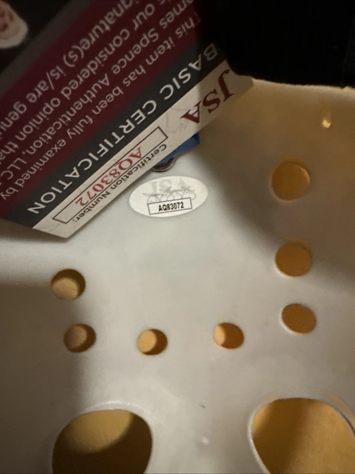 Derek Mears Signed Jason Voorhees Mask & Warrington Gillette Signed Machete JSA, изображение 3