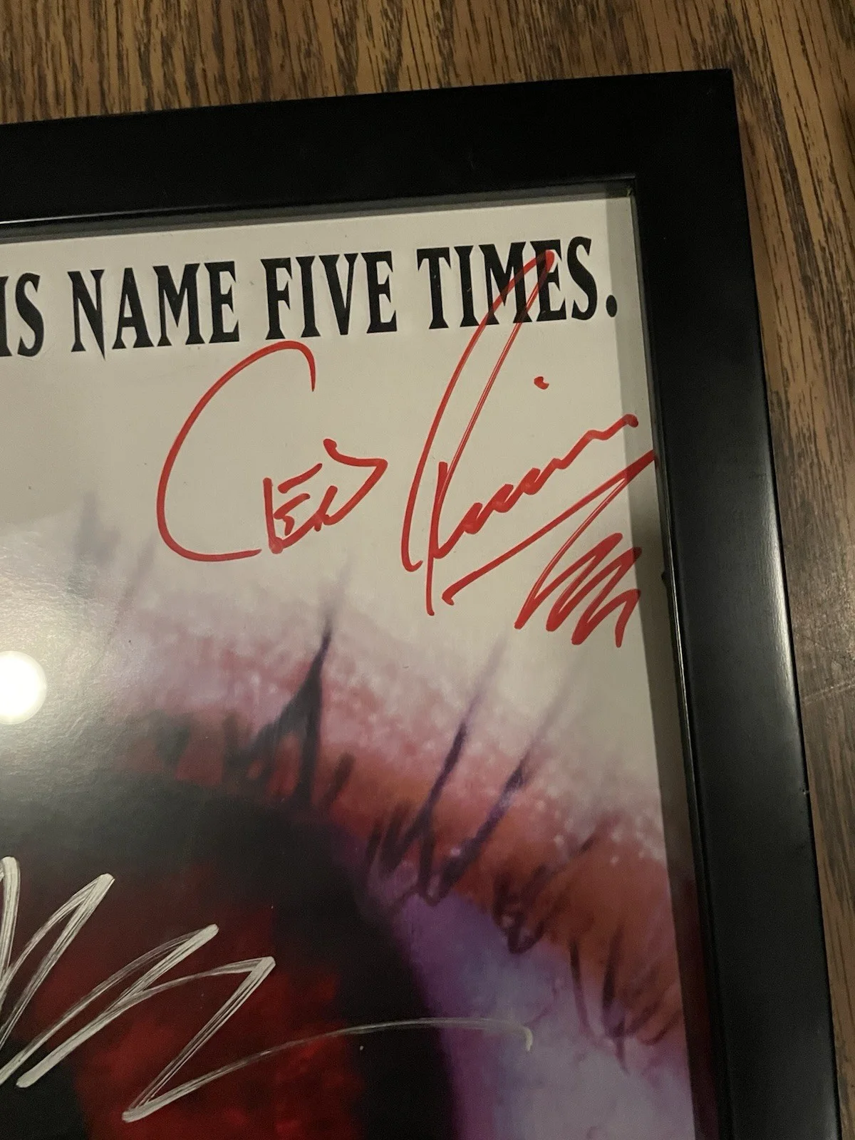 11 BY 17 AUTOGRAPHED CANDYMAN POSTER, image 3