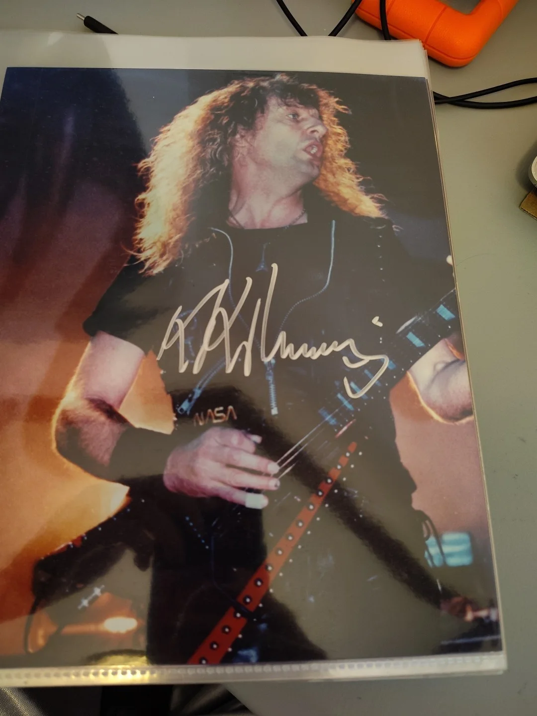 Judas Priest Signed 8x10 Live Kk Downing, image 3