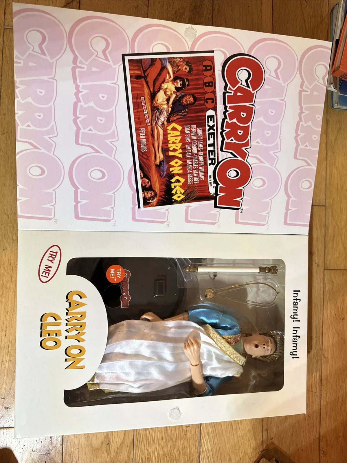 Carry On Cleo Rare Kenneth Williams Limited Edition Boxed Action Figure, Working, image 2