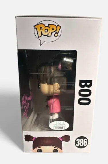 Mary Gibbs Signed Boo Funko Pop #386 (JSA) Monsters Inc Pixar Autographed, image 2