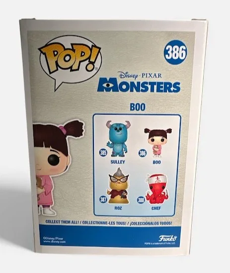 Mary Gibbs Signed Boo Funko Pop #386 (JSA) Monsters Inc Pixar Autographed, image 5